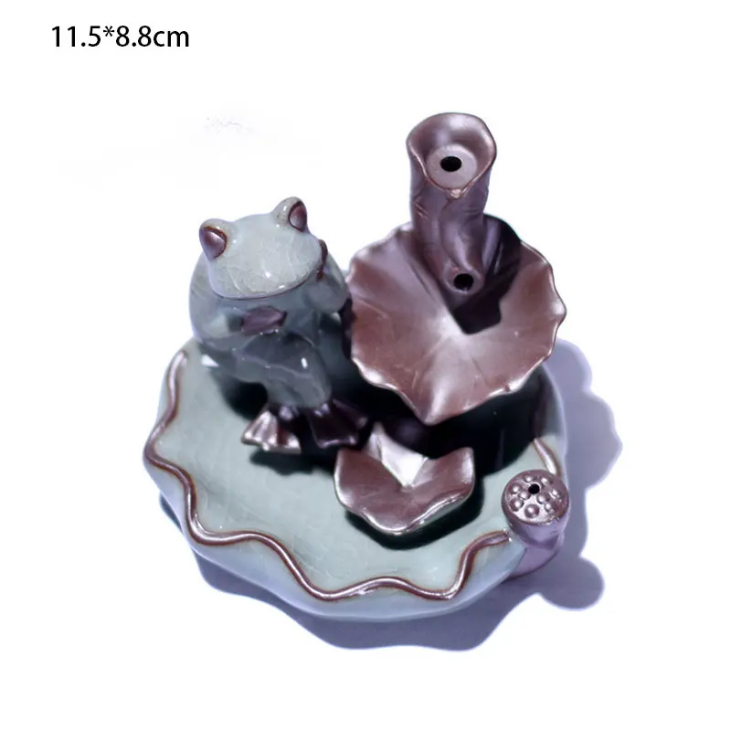 Курильница для благовоний в виде лягушки стрекозы птицы|Благовония и курильницы|
