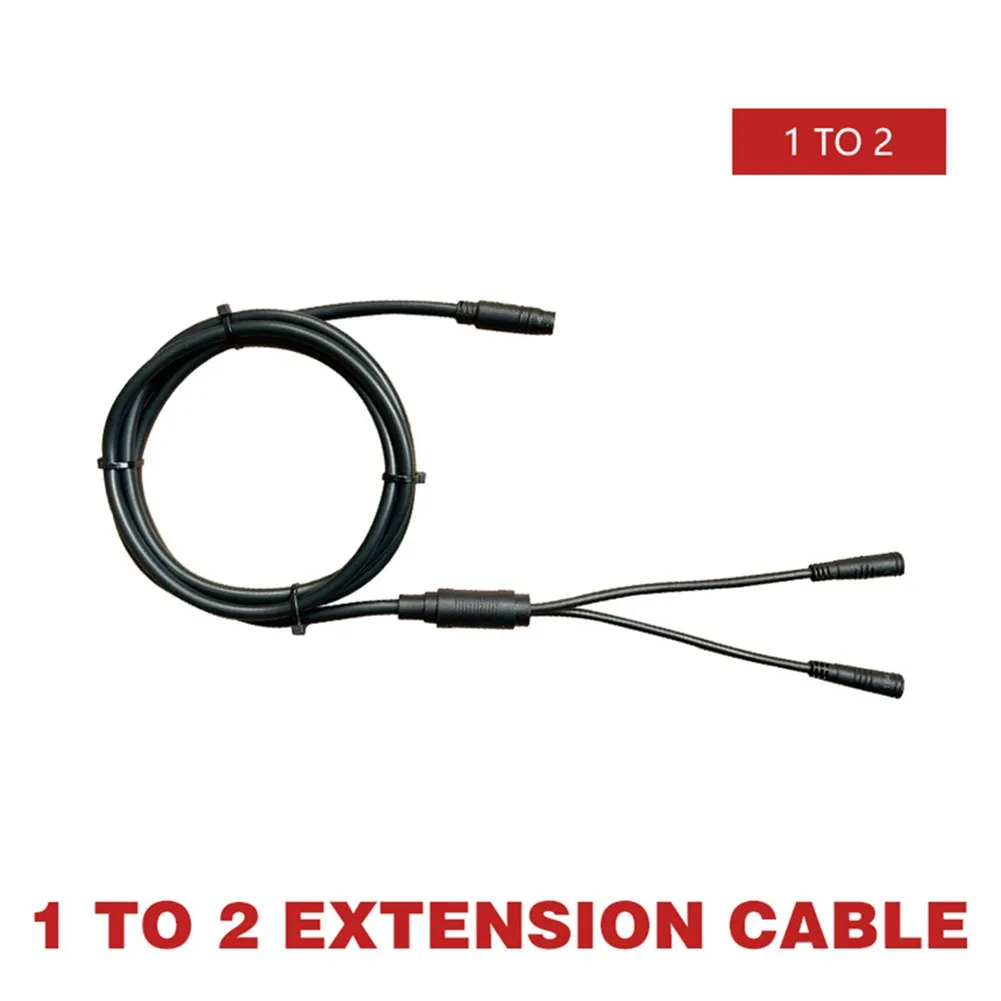 

155CM Electric Bicycle Waterproof Motor Extension Cable Two Connector Cycling Mountain Bike Modification Parts E-bike Accessory