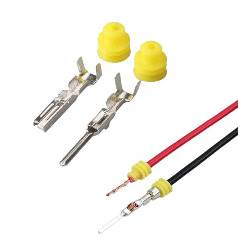 15 комплектов 1-6 Pin Автомобильный мотоцикл Водонепроницаемый Электрический