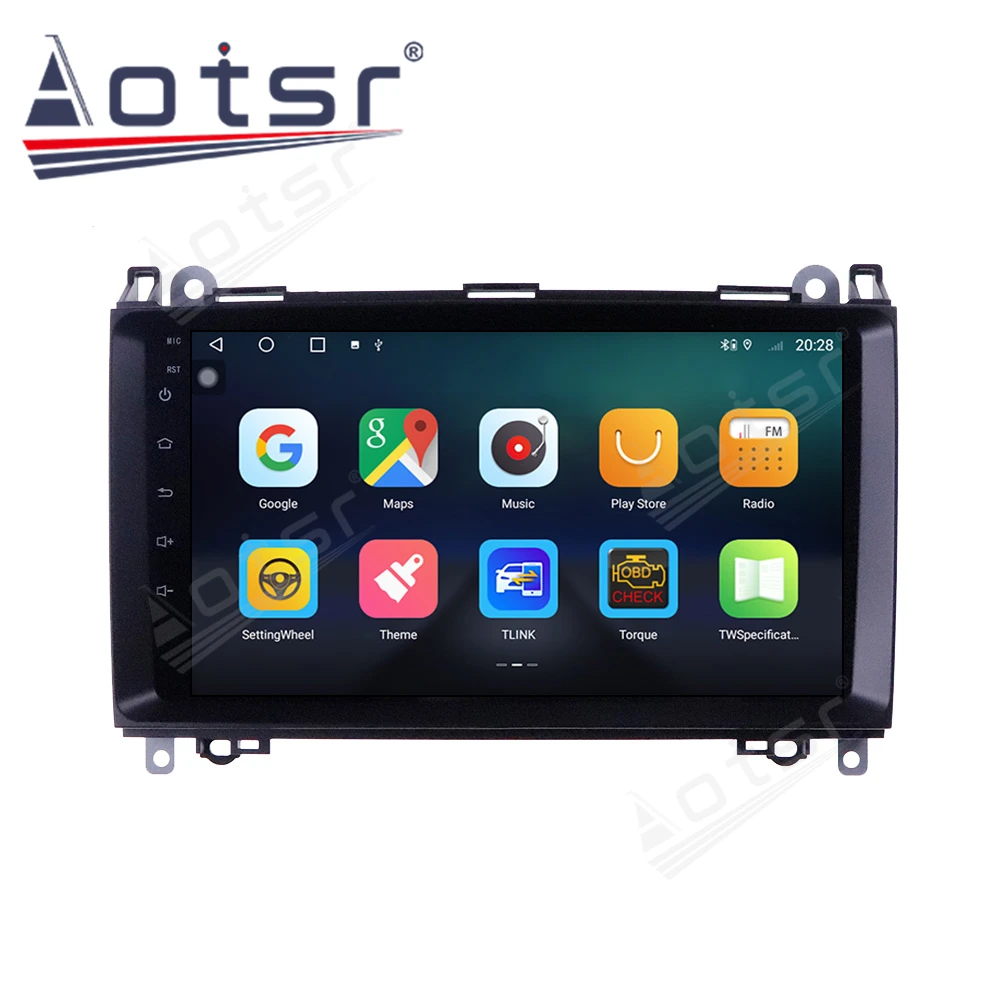 

6+128G For Mercedes Benz B Class T245 2005 2011 Android 10 Car Radio Multimedia Video Player GPS 9" IPS Screen Carplay 4G Lite