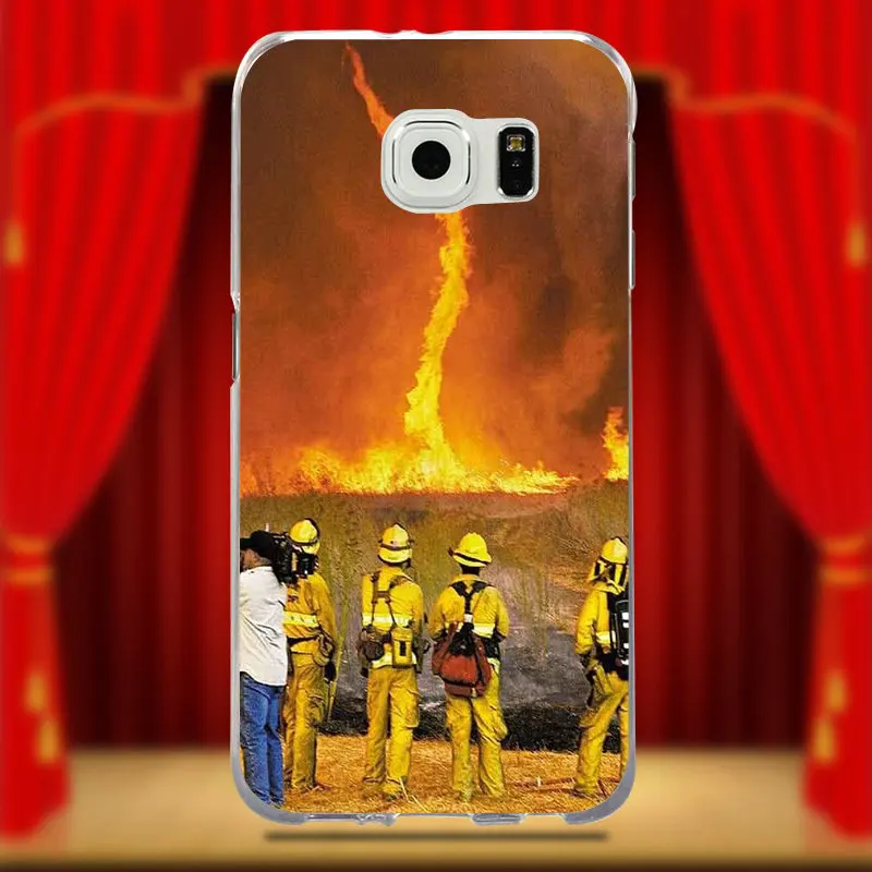 Emt Пожарный Мягкий Силиконовый ТПУ Прозрачный Роскошный чехол для Samsung Galaxy S2 S3 S4 S5