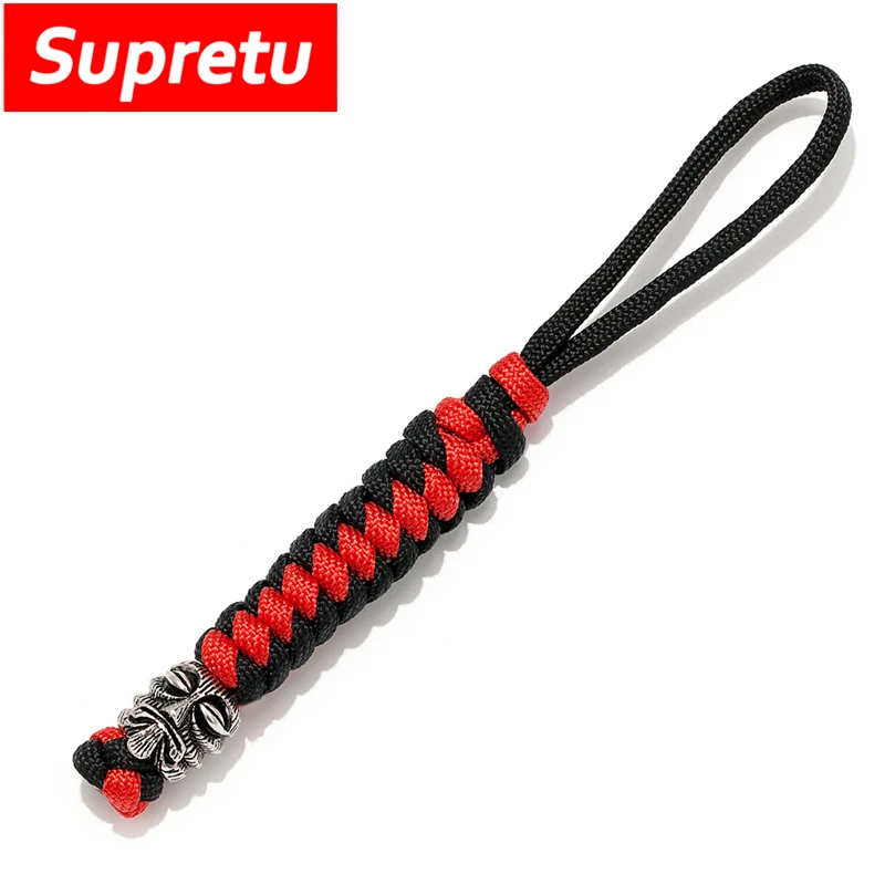 Брелок для ключей Supretu Hyperbole Выживание Mayan Totem мужской подвесной нож морской флот шнурок веревка автомобильный брелок Женские винтажные аксессуары Подарки