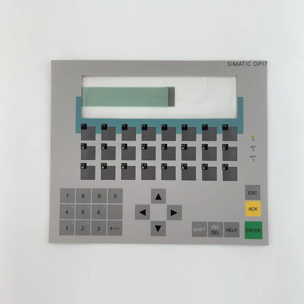 6AV3617 1JC00 0AX2 для SlEMENS HMI OP 17 клавиатуры 6AV3 617 мембранный переключатель simatic op17