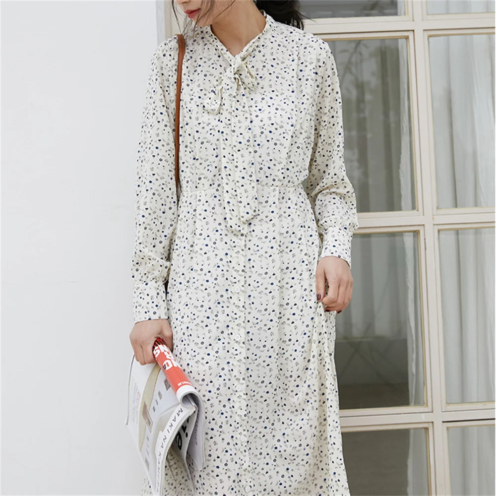 

HziriP 2022 женское платье макси тонкое цветочное винтажное Новое модное горячее шикарное элегантное офисное женское повседневное весеннее пла...