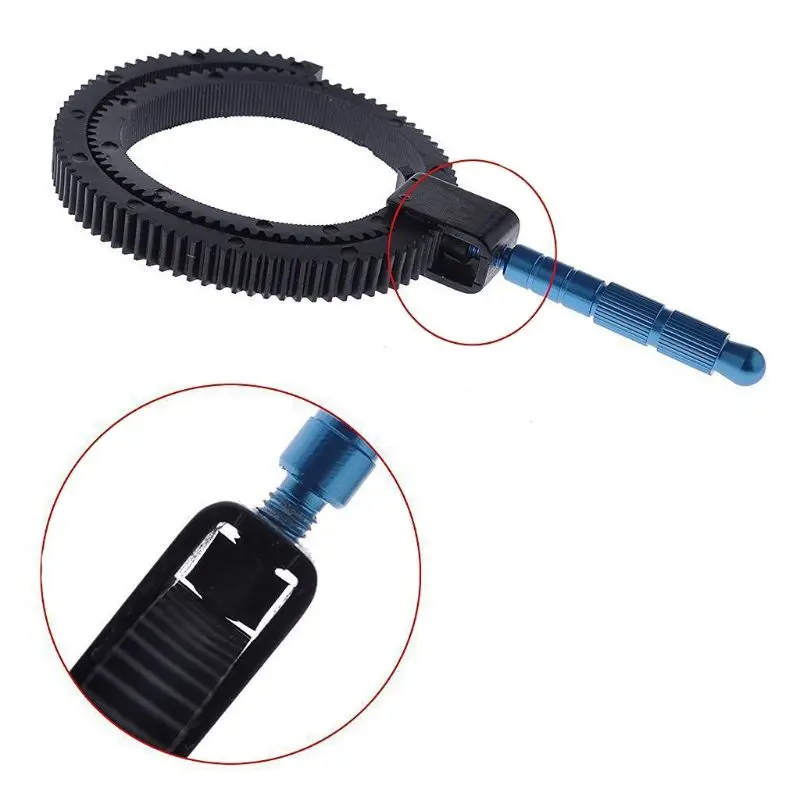 

Adjustable Follow Focus Gear Ring Belt Aluminum Alloy Grip DSLR SLR Camcorder Camera Accessories