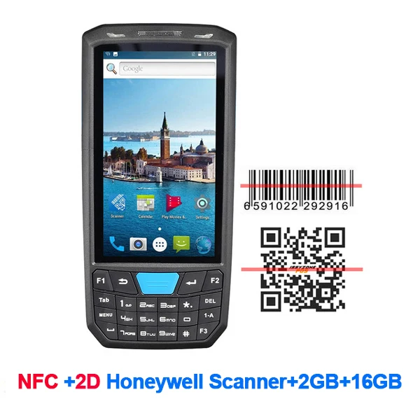 2D nfc ISSYZONEPOS портативный pos-терминал КПК Android 8,1 1D 2D Honeywell сканер штрих-кода 4G NFC считыватель штрих-кодов портативный сборщик данных - Color: 2D nfc