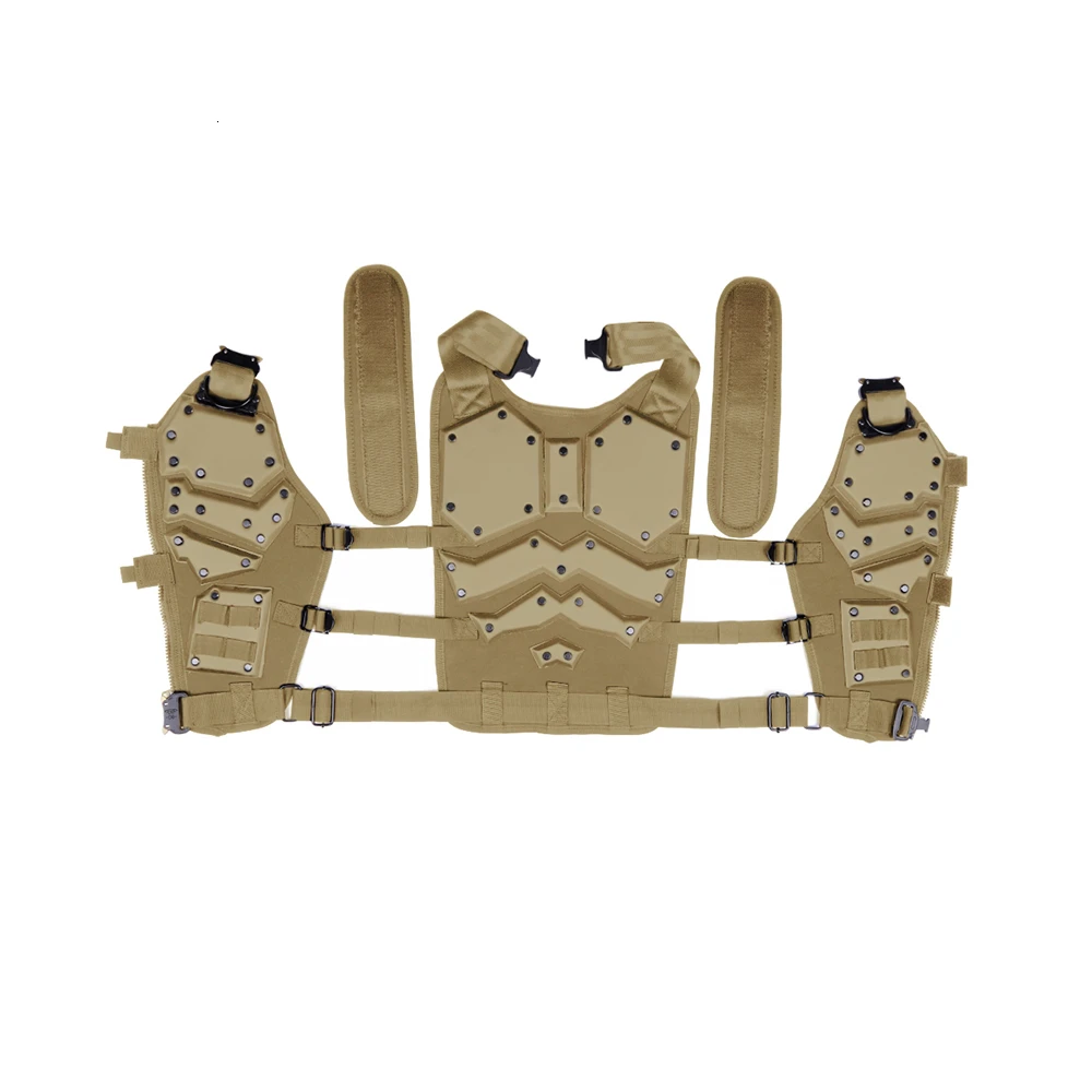 

Adjustable TF3 Tactical Free Size Vest 58X42CM EVA Warrior High Speed Body Armor Hunting Paintball Protective Carrier Vest