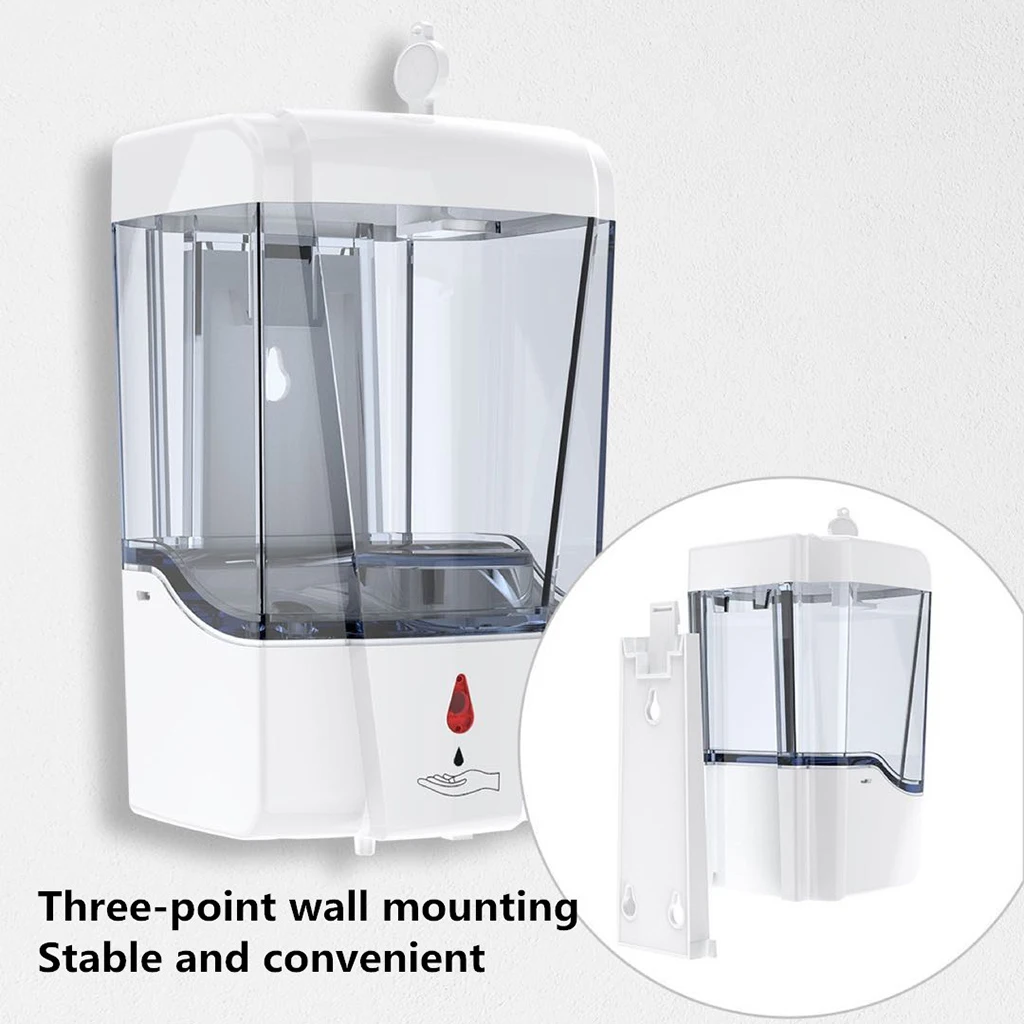 

Automatic Liquid Soap Dispenser Induction Foaming Hand Washing Device for Kitchen Bathroom (Without Liquid) 700ml