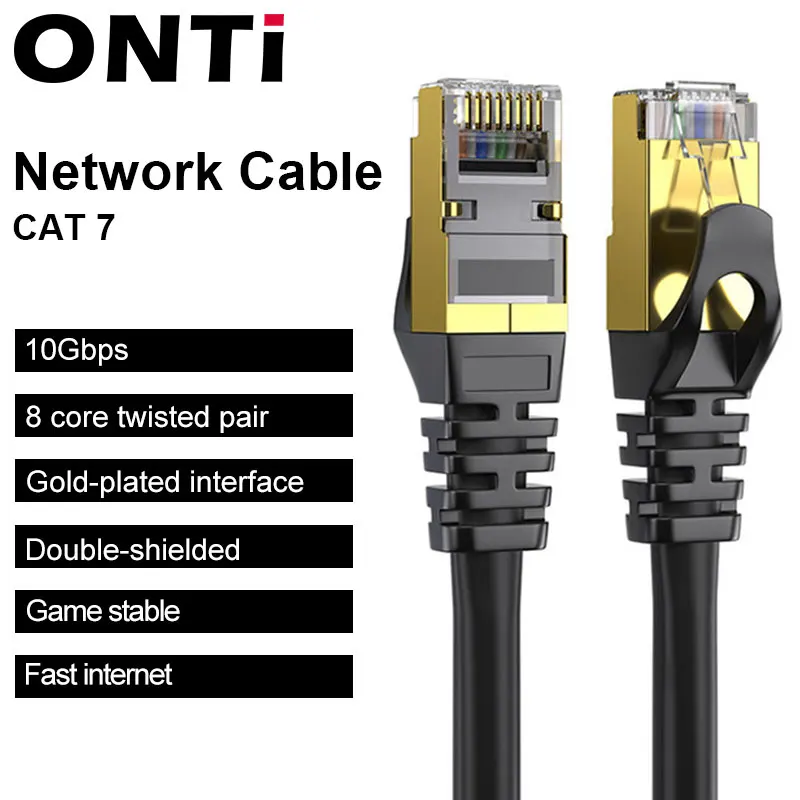 ONTi Ethernet кабель RJ45 Cat7 Lan UTP RJ 45 сетевой для Cat6 совместимый патч корд модема