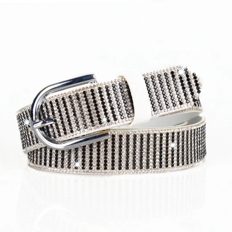 

Women' 3.6 cm wide Belt Bling Bling Rhinestone Belts