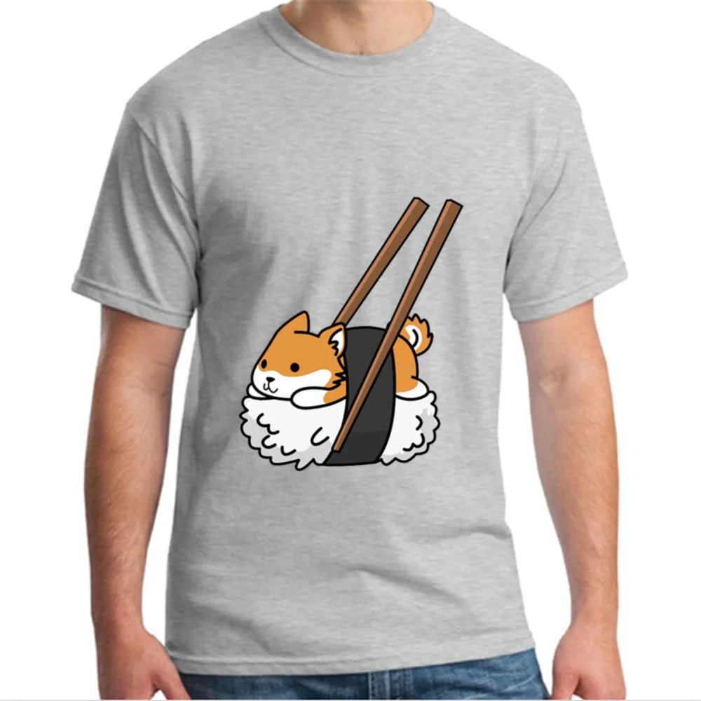 2019 Новое поступление модная брендовая одежда Милая футболка Шиба ину суши Doge Doggo