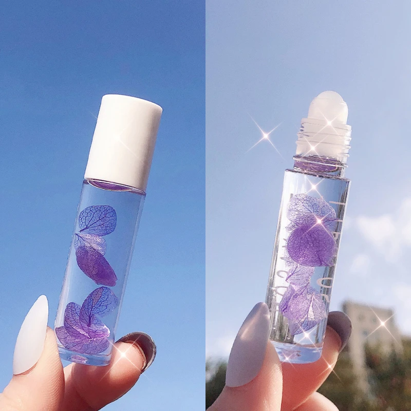 

Petal Lip Oil Transparent Lip Gloss Clear Sexy Cute Balm Liquid Lipstick Moisturizing Plumper Women Lip Gel Lip Care