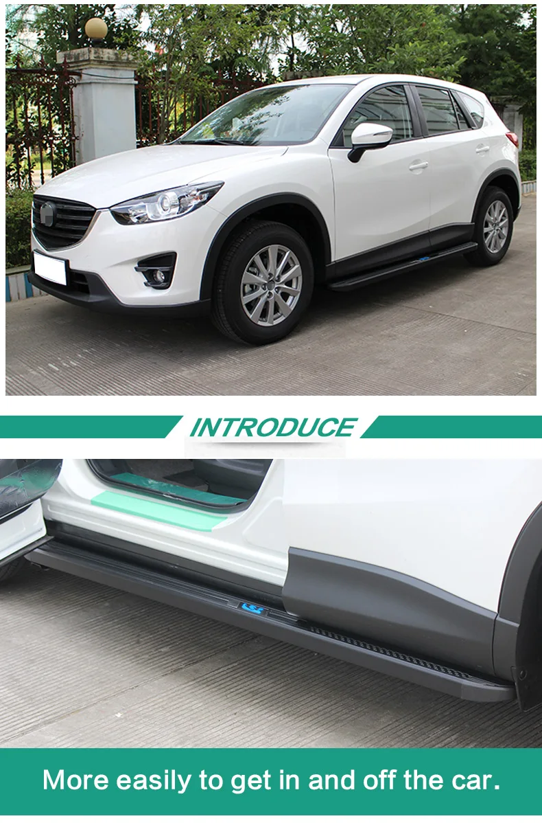 Горячие подножка Бег доска nerf бар для MAZDA CX-4 CX-5 CX-7 CX-8 IATF16949 качество сделано в Китае, внедорожник, speciali