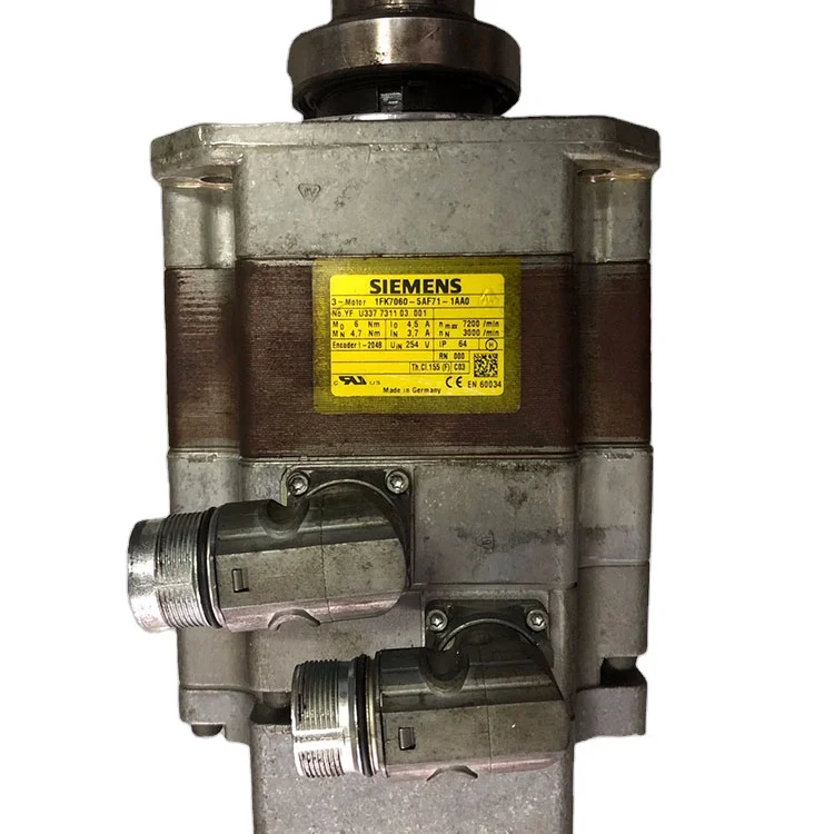 

SIEMENS SERVO MOTOR 1FK7060-5AF71-1AA0 SPOT STOCK USED GOOD IN CONDITION