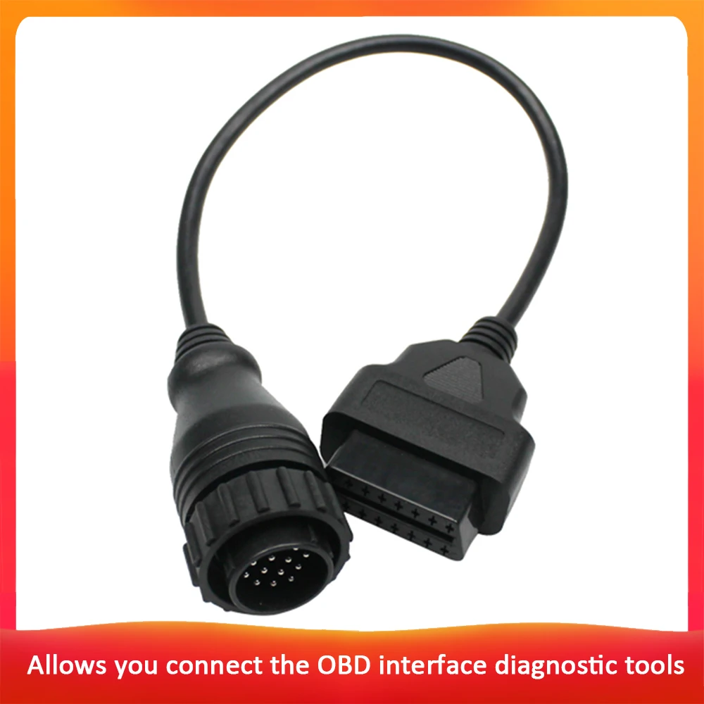 Устройство для автомобильной диагностики OBD2 шнур 14 Pin до 16 OBDII кабель адаптер