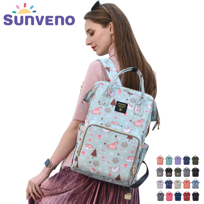 SUNVENO сумка для подгузников вместительный рюкзак мам|Мужские рюкзаки| |