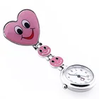 Медсестринские наручные часы с милым сердцем и смайликом, модные кварцевые часы THIN889 для медсестер