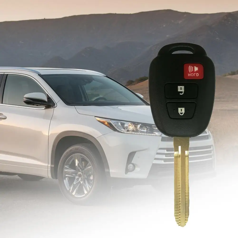 

Чехол для автомобильного ключа от царапин, корпус из АБС-пластика, металлический корпус с 3 кнопками, чехол для автомобиля Toyota, аксессуары дл...