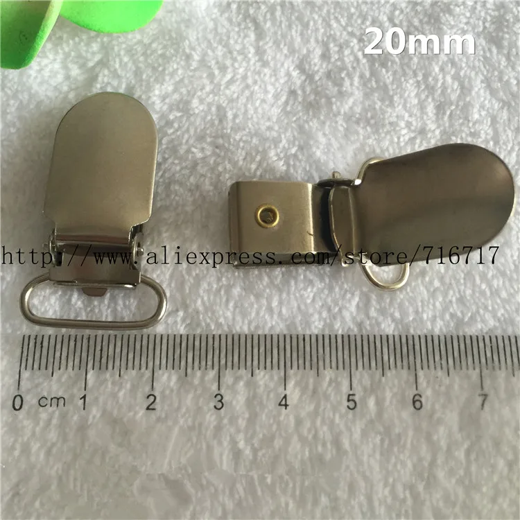 10 шт./лот 20 мм хит продаж Очаровательная Металлическая Детская пустышка с зажимом