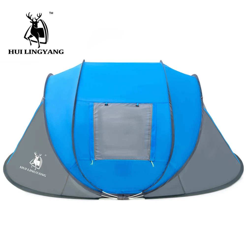 Большая палатка для отдыха на открытом воздухе 3-4-6 человек автоматическая