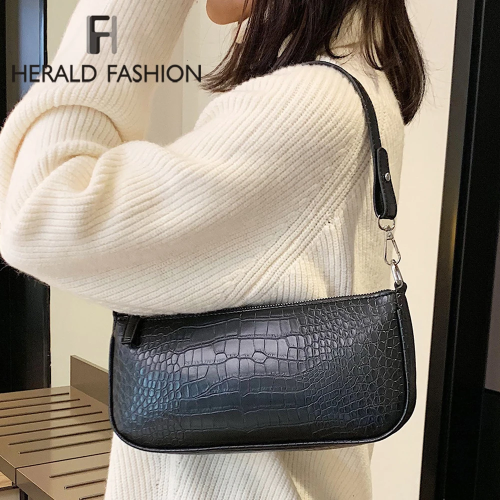 Крокодиловая кожа в стиле &quotбагет&quot Форма сумка женская модная классическая