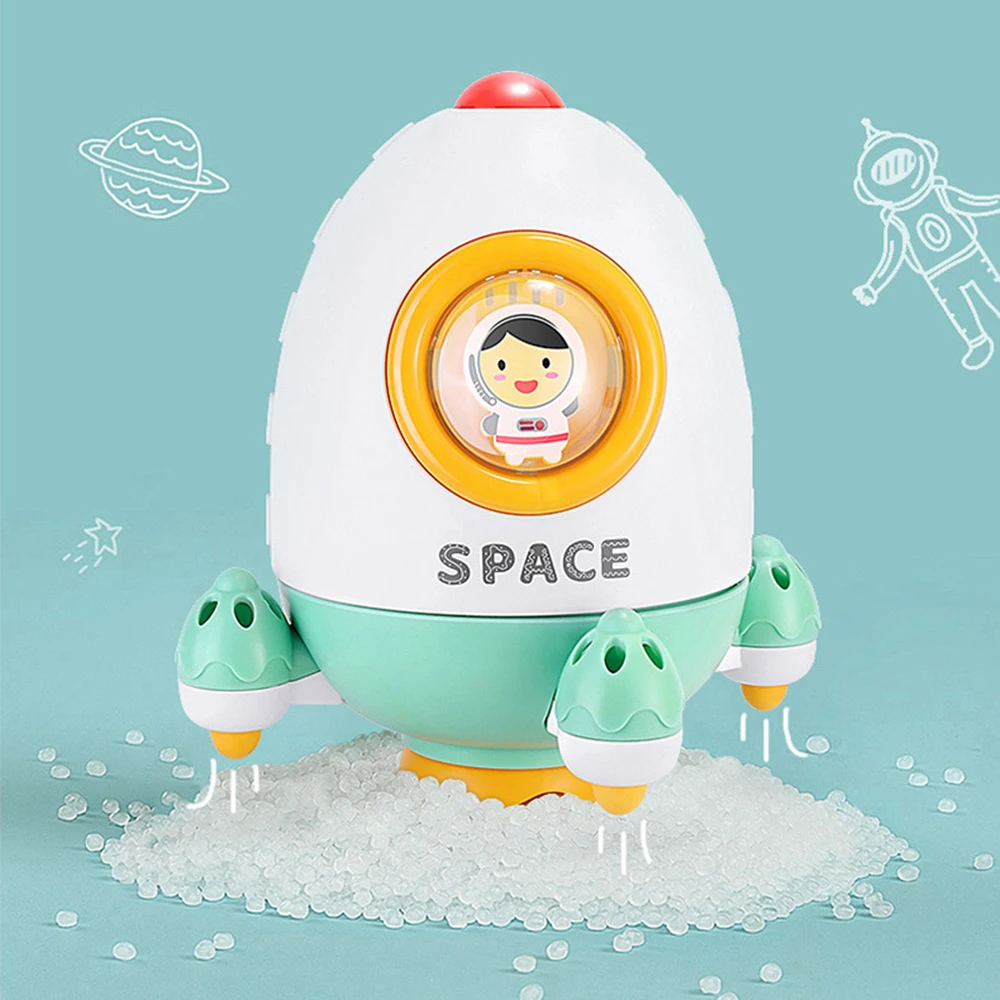 1 шт. летняя детская ванна игрушки для ванной вращающаяся вода игра в ракету