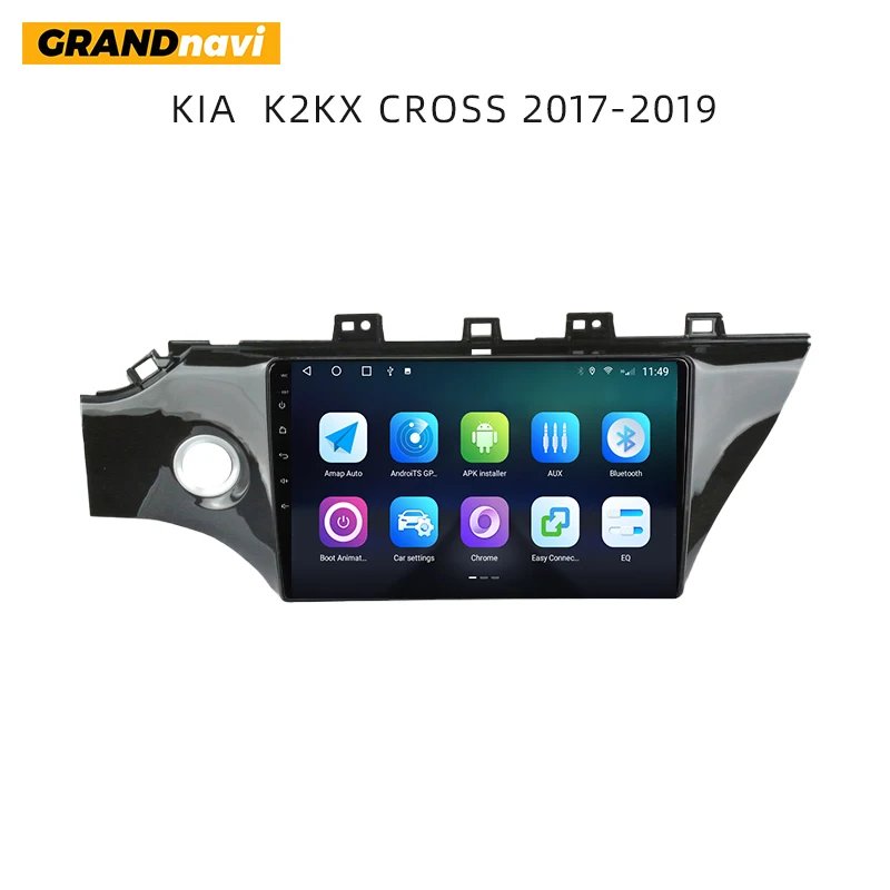 

Автомобильный мультимедийный плеер AKAMATE, автомагнитола 2 Din для KIA K2KX CROSS 2017-2019 CarPlay, автомобильное радио, Bluetooth-навигация