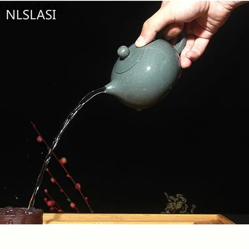 Традиционный чайник из фиолетовой глины NLSLASI Yixing ручной работы чайный Xishi чайная