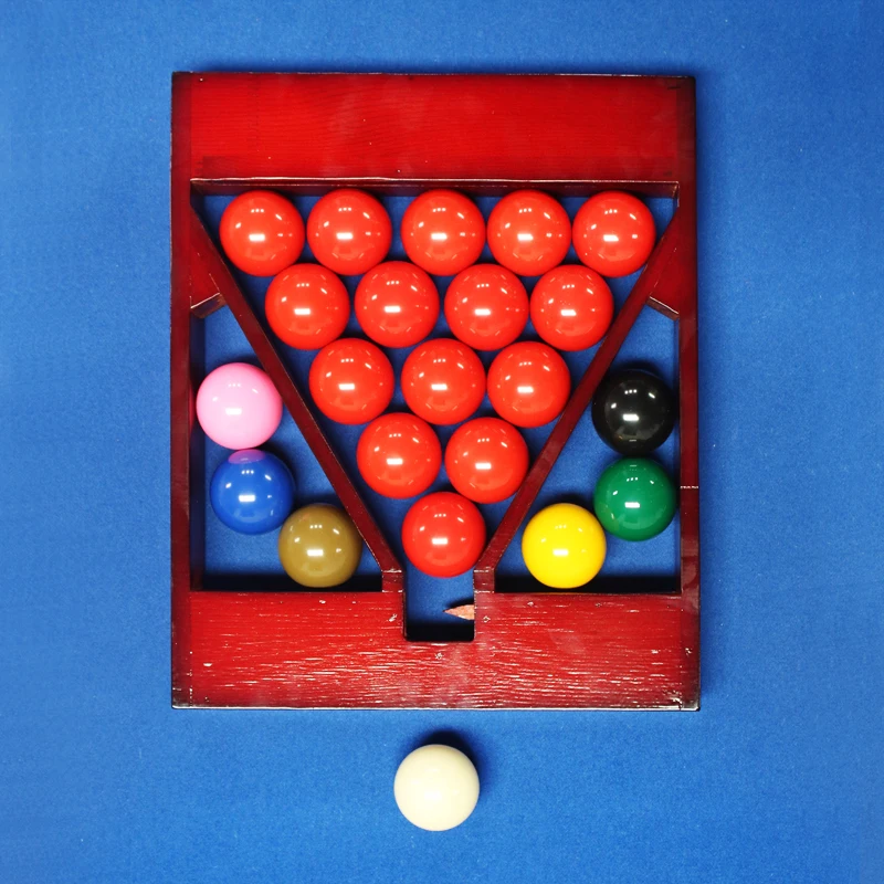 Оптовая продажа деревянные аксессуары для снукера треугольный бильярдный мяч 52 5