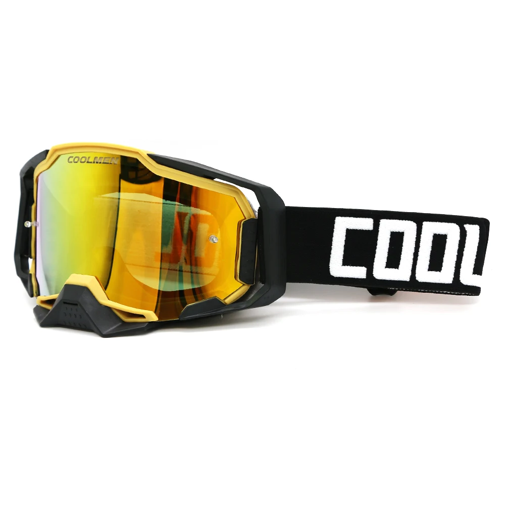 

COOLMEN Outdoor Motorcycle Goggles Cycling MX Off-Road Ski Sport ATV Dirt Bike Racing Glasses for Fox Scott Motocross Goggles