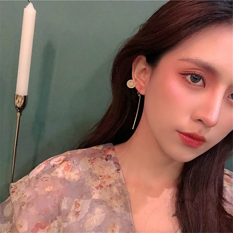 HZ 2019 5 шт./компл. геометрический капли воды Кристалл Кулон Стразы монета цепь