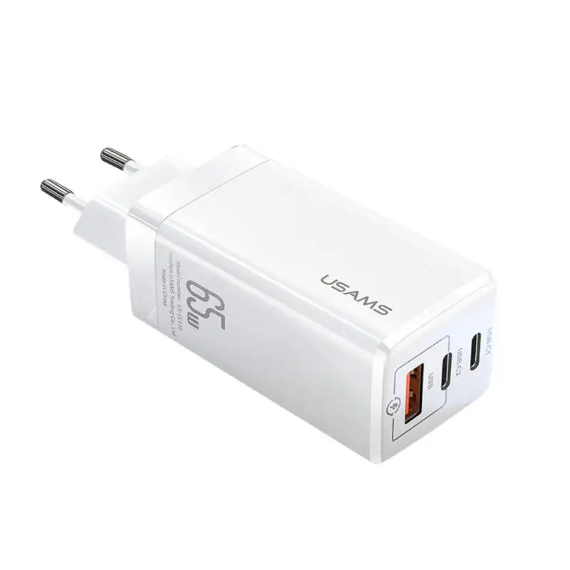 

GaN 65W Charger Quick USB Charge4.0 3.0 Type C PD USB Charger With QC 4.0 3.0 Portable Fast Charger For IPhone For Xiaomi Laptop