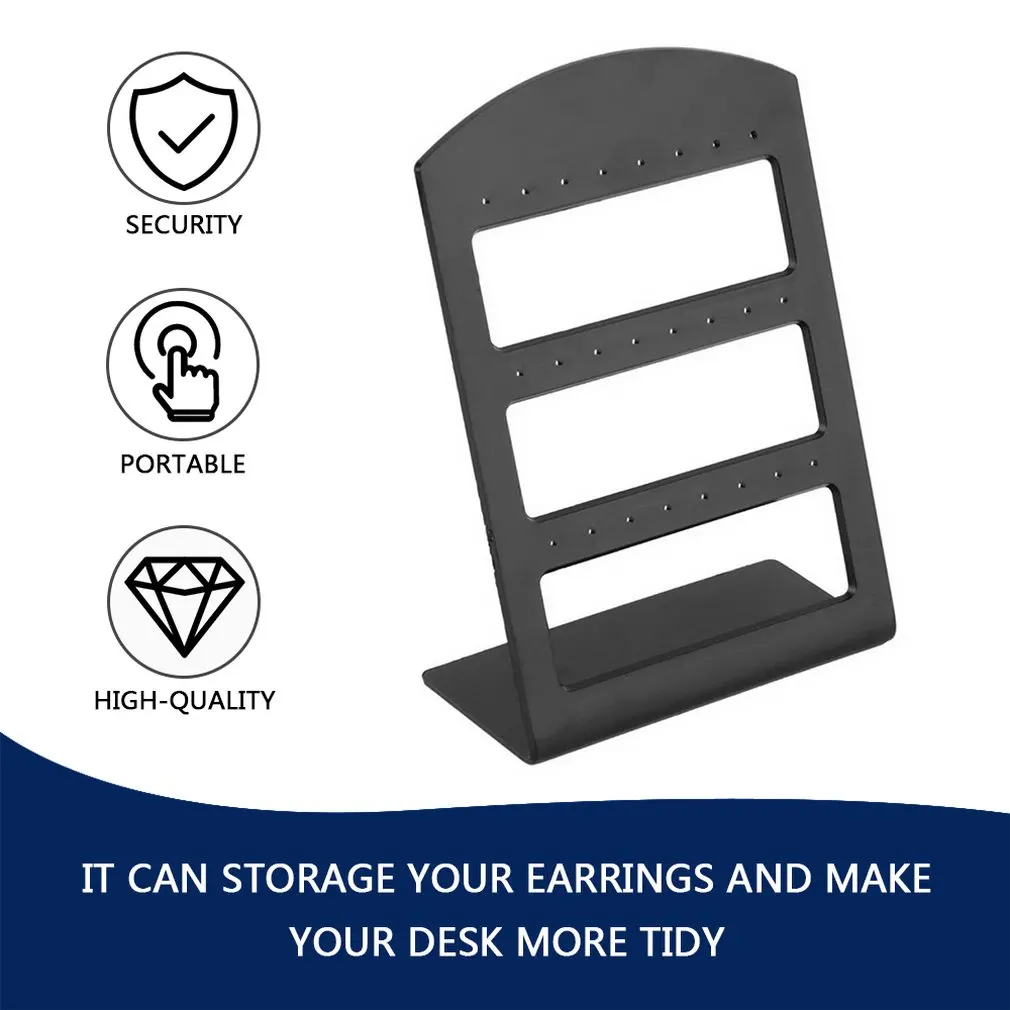 24 Отверстия для сережек выставочная стойка столешница Органайзер держатель