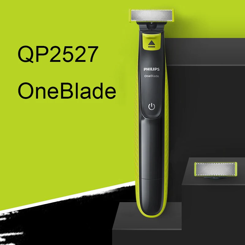 Philips QP2523/QP2527 OneBlade маленький Т-образный нож для электробритва, защитное чистое бритье, влажное и сухое бритье с системой легкого захвата лезвий