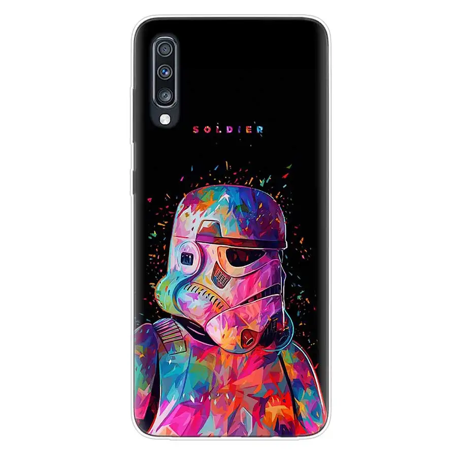 С принтом Звездные войны акварелью моды мягкий бампер чехол для телефона