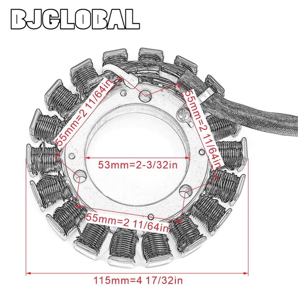 

Engine Generator Magneto Stator Ignition Coil For Arctic Cat 0802-056 3323-200 XC450 EFI XR500 ATV 400/450/500 ALTERRA 400 500
