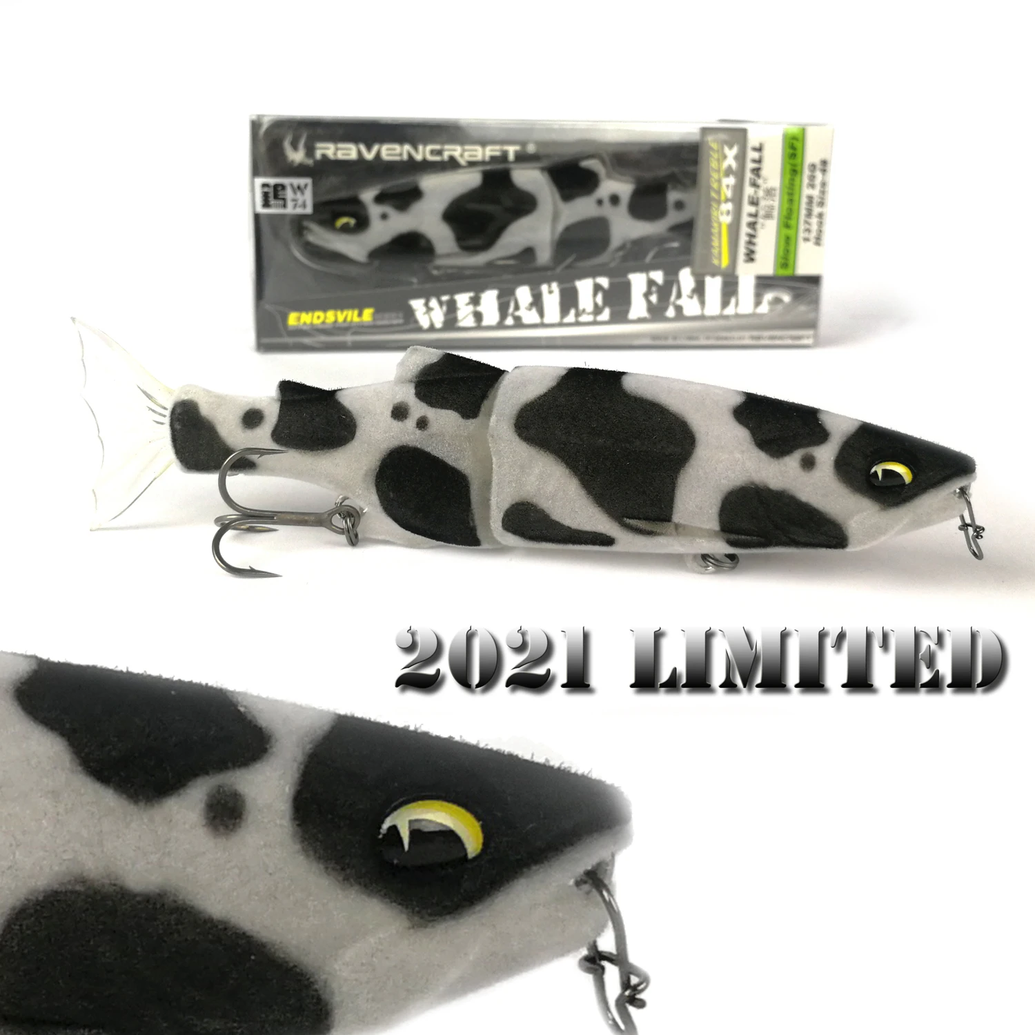 2020 RAVENCRAFT новые Big Game КИТ осень медленно плавающий Swimbait 137mm26g поверхности
