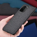 Чехол для Xiaomi Mi 11T Pro Note 11, простой тканевый мягкий чехол из искусственной кожи с рамкой из ТПУ для Mi 11T Pro Redmi Note 11 Pro Plus