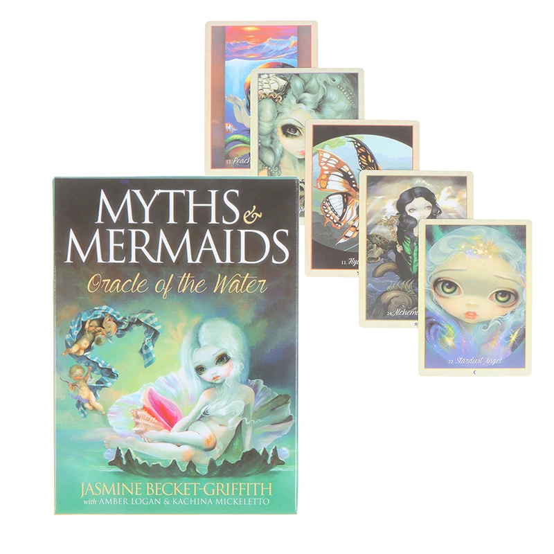 

New Myths Mermaids tarot Cards Deck Version Oracle Divination Fate Game Deck Table Board Games Playing Card