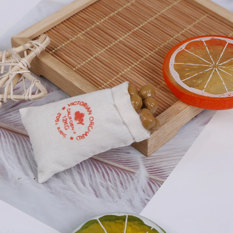 

1:12 Dollhouse Miniature Mini Potato Bag Model Kitchen Decor Accessories