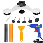 18 шт.компл. инструмент для ремонта авто-угнетения краска-спрей бесшовные мостовые клеевые пулеры набор инструментов для дверей автомобиля
