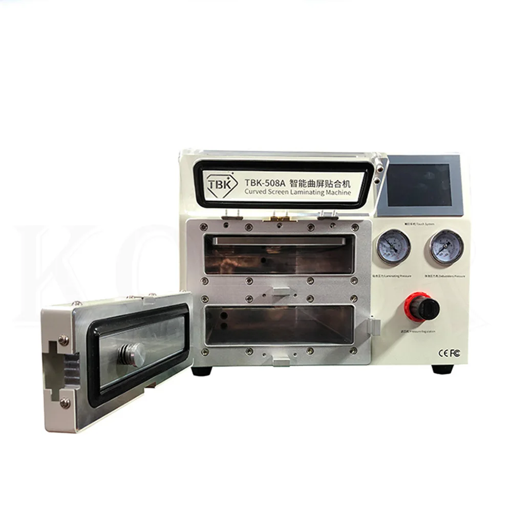 Изогнутая вакуумная ламинирующая машина для ЖК экрана Sumsung iPhone iPad S9 + Edge LCD OCA