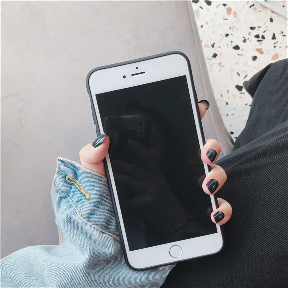 Lovebay чехол с английским алфавитом для iPhone 11 Pro X XR XS Max зеленые листья чехол s для iPhone 8 7 6 6S Plus Мягкий IMD полное заднее покрытие