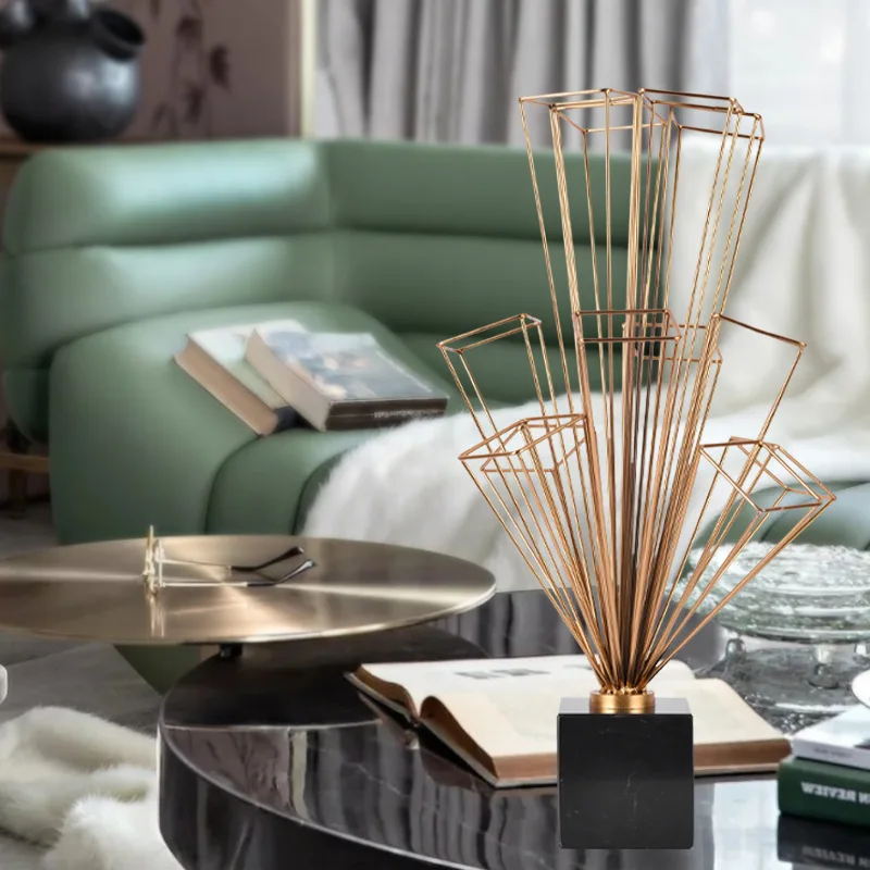 

Creative European-style metal home furnishings conch metal crafts hotel exhibition hall soft decorations birthday gifts