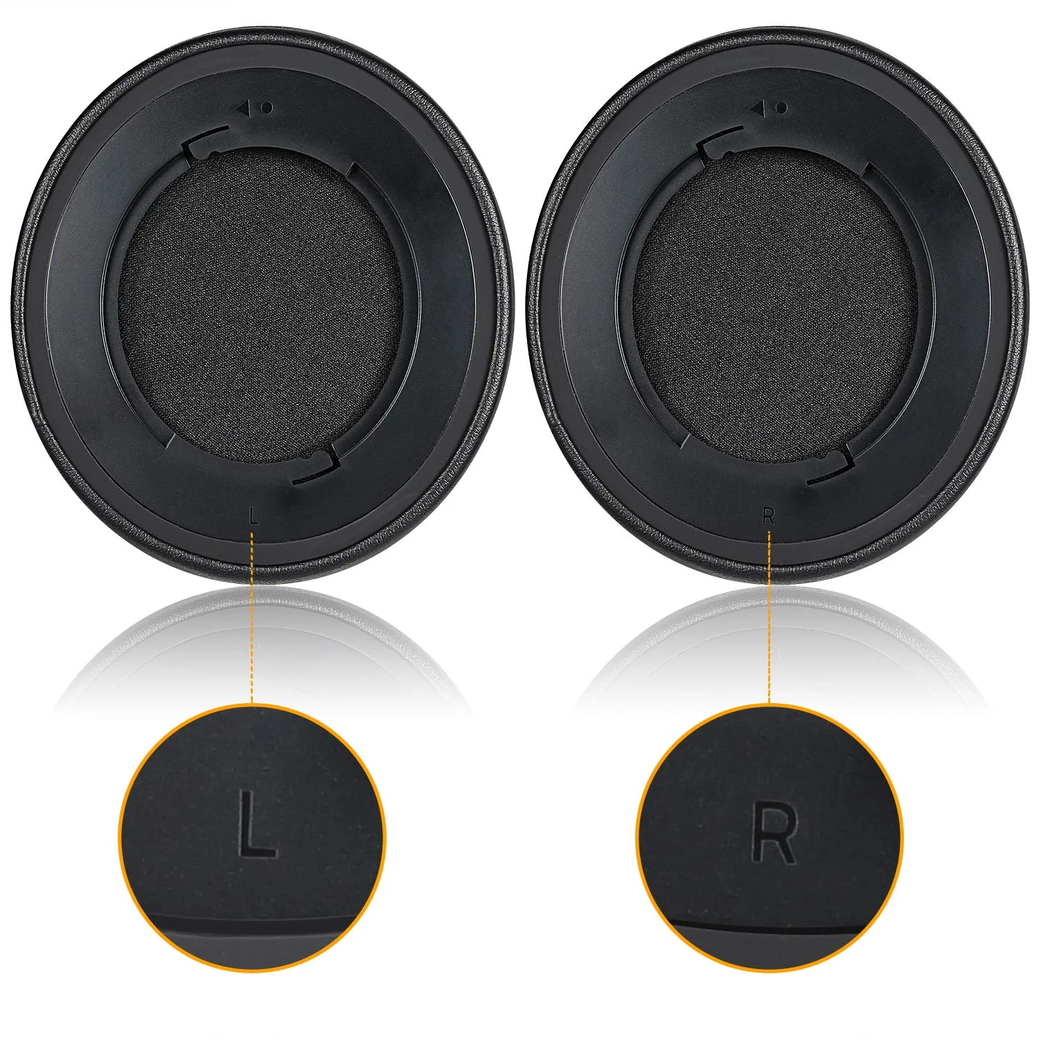 

Replacement Oval Earpads Ear Pads Memory Foam Ear Cushion Kit Pad Cover for Razer Kraken Pro V2 Oval Ear Headphone Only Oval