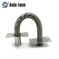 18mm metal stainless steel wire pipe spring cable sleeve anti pinch cable protector door loop for access control system 102