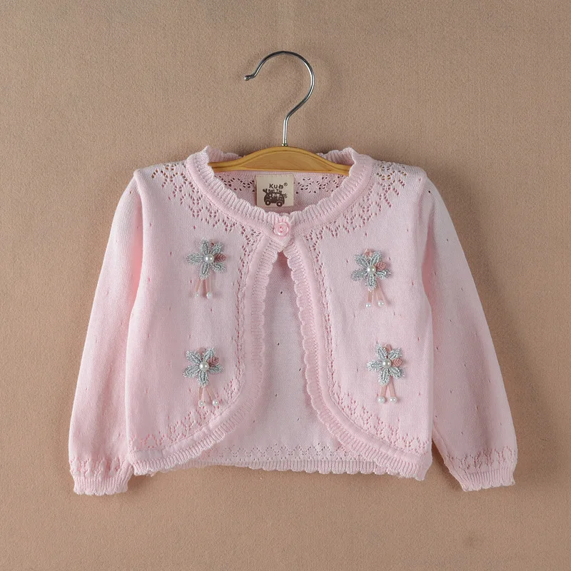 Весна 2020 Детский кардиган свитер куртка для девочек верхняя одежда из 100 хлопка 1 2