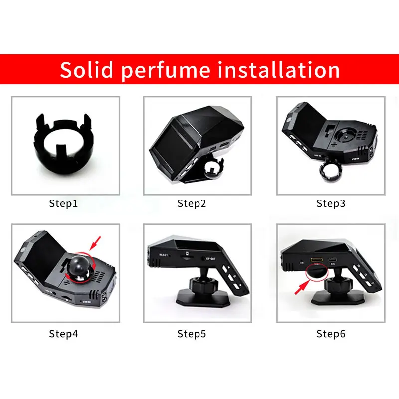 Видеорегистраторы для автомобилей Камера Dash Cam центральной консоли 1080P