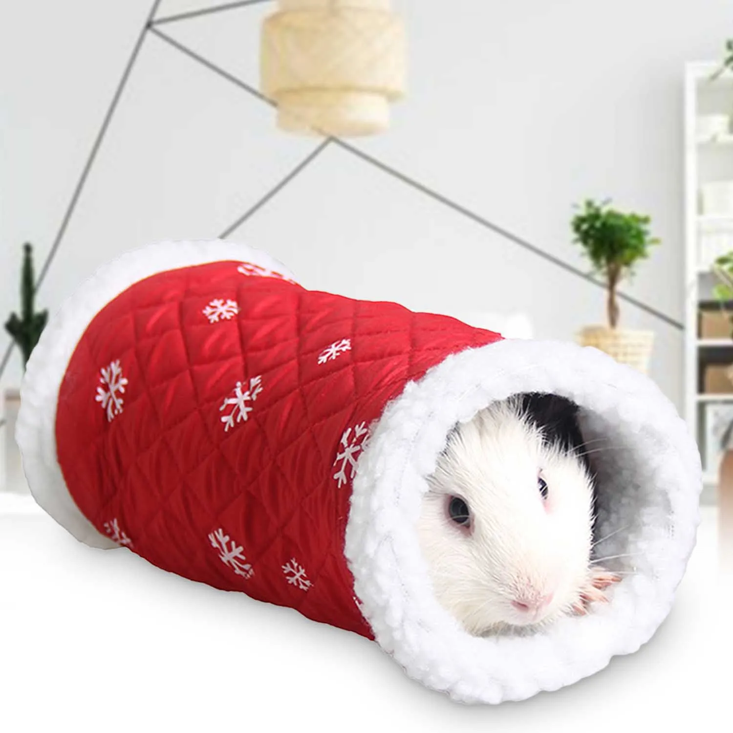 Туннель для домашних животных забавная теплая игрушечная гнездо кроликов