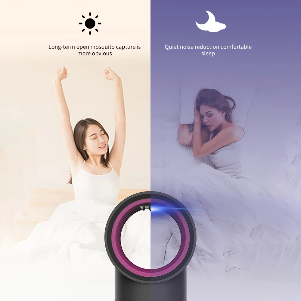 5 Вт электрическая фотокаталическая лампа от комаров с питанием USB УФ-лампа для